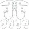 Picture of 8 Pieces Ear Piece Toys Security Headset Earpiece Agent Earpiece Costume Prop Earpiece Headphones, Snap Replacement Acoustic Tube for 2-Way Radio Audio Headsets