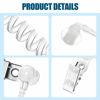 Picture of 8 Pieces Ear Piece Toys Security Headset Earpiece Agent Earpiece Costume Prop Earpiece Headphones, Snap Replacement Acoustic Tube for 2-Way Radio Audio Headsets