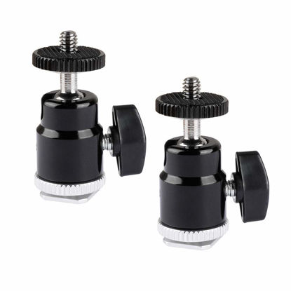 Picture of CAMVATE 1/4"-20 Mini Ball Head & Shoe Mount Adapter (2 Pieces) - 1975