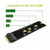 Picture of M.2 NVME SSD Convert Adapter Card,NGFF M.2 NGFF M-Key AHCI SSD Convert Card for Upgrade MacBook Air Pro Retina (Year 2013-2017), Sensico NVME/AHCI SSD Kit for A1465 A1466 A1398 A1502(Black)