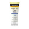 Picture of Neutrogena Sheer Zinc Oxide Dry-Touch Face Sunscreen with Broad Spectrum SPF 50, Oil-Free, Non-Comedogenic & Non-Greasy Mineral Sunscreen, 2 fl. oz