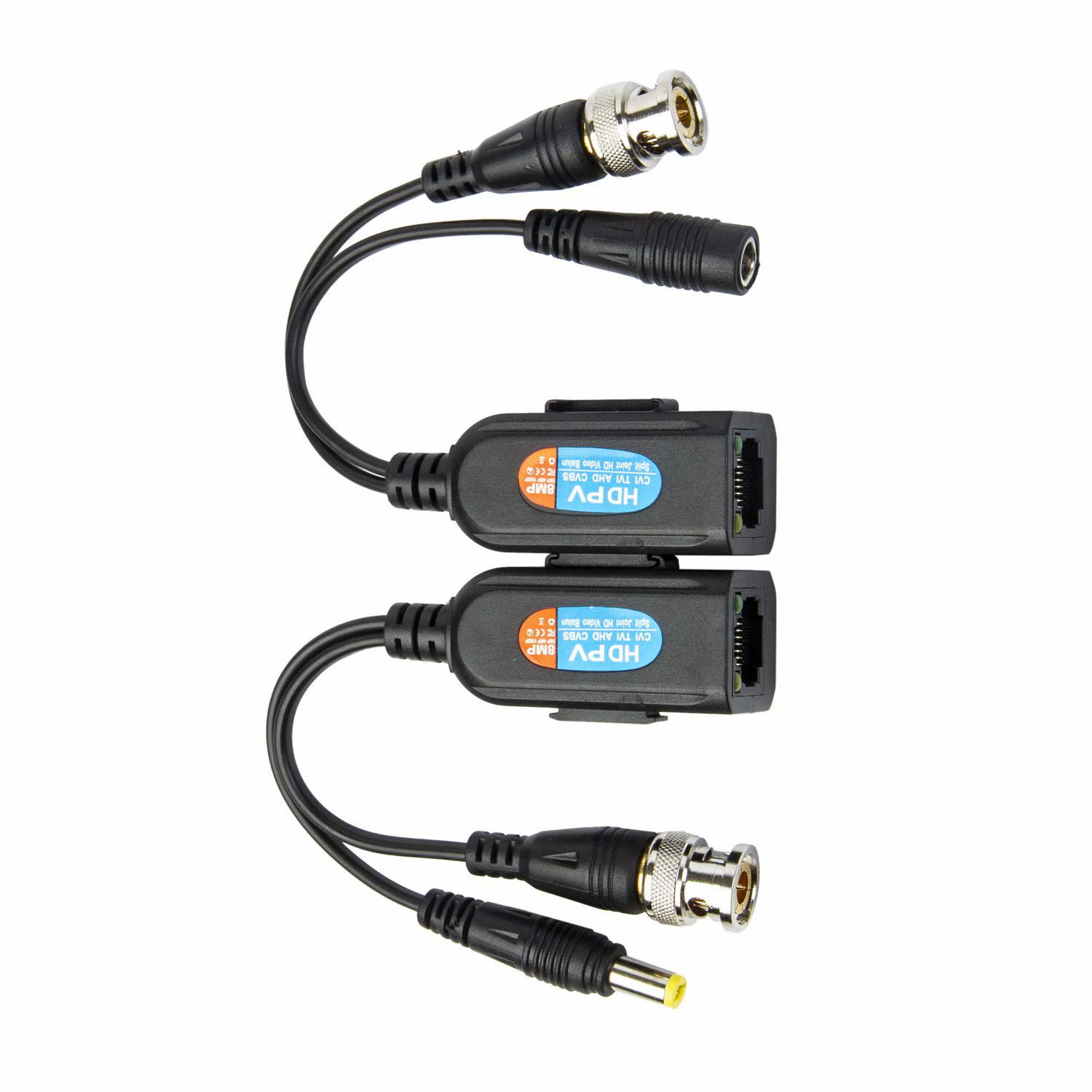 GetUSCart- Lapetus 2 Pair Passive Video HD-TVI/CVI/AHD Balun 1080P ...