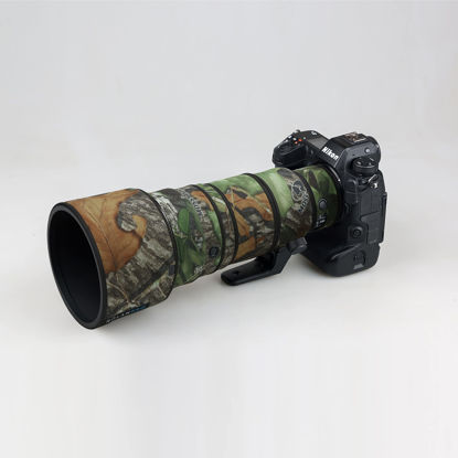 Picture of ROLANPRO Lens Camouflage Coat for Nikon Z 400mm f4.5 VR S Camouflage Rain Cover Lens Protective Sleeve Guns Protection Case Clothing-#17 Jungle Waterproof