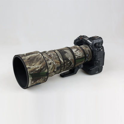Picture of ROLANPRO Lens Camouflage Coat for Nikon Z 400mm f4.5 VR S Camouflage Rain Cover Lens Protective Sleeve Guns Protection Case Clothing-#19 Grass Waterproof