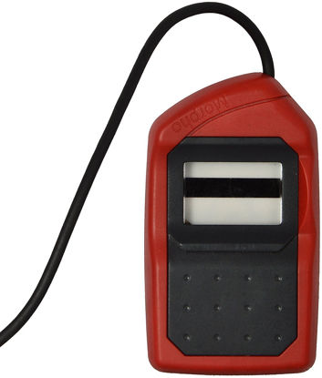 Picture of Safran Morpho BioMetric Fingerprint Scanner,Mso 1300 E3,Latest Version,with Port,Red & Black