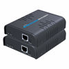 Picture of AGPtEK USB HDMI KVM Extender Over Single Cat 5/5E/6/7 Ethernet Cable- Signal Extension Up to 120m/365Ft- USB Keyboard Mouse Support- Adapter for Residential/Commercial Use