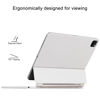 Picture of ZENLU Keyboard Case for iPad Pro 12.9-inch (6th, 5th, 4th and 3rd Gen), Magnetic Floating Magic-Style Keyboard Folio with Power LED Digital Display/120Hz Multi-Touch Trackpad/Backlit Keys (White)