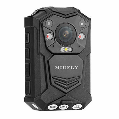 Picture of MIUFLY 1296P HD Police Body Camera with 2 Inch Display, Night Vision, Built in 32G Memory and GPS for Security