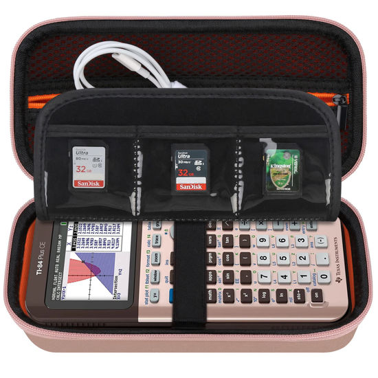 Apooke Case Bag For Graphing Calculator TI-83 PLUS/TI-84 PLUS Carrying Storage Travel Bag Protective Pouch