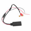 12V CAR AUDIO Stereo Bluetooth AUX Receiver Module 2RCA Interface Cable