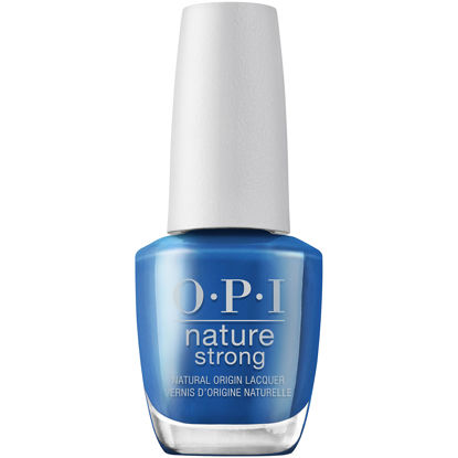 Picture of OPI Nature Strong Vegan Nail Polish, Shore is Something!, Blue Nail Polish, Natural Origin, Cruelty-Free Nail Lacquer, 0.5 fl oz.