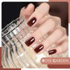 Picture of GAOY Rose Garden Jelly Gel Nail Polish of 6 Transparent Nude Red Pink Brown Colors Sheer Gel Polish Kit for Salon Gel Manicure and Nail Art DIY at Home