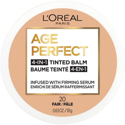 Picture of L’Oréal Paris Age Perfect 4-in-1 Tinted Face Balm Foundation with Firming Serum, Fair 20, 0.61 Ounce