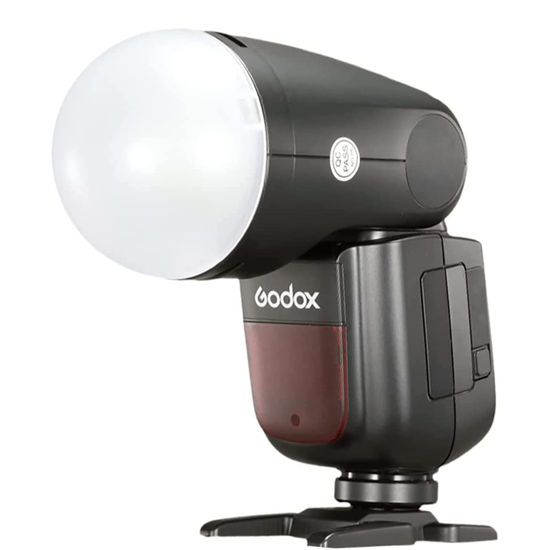 GetUSCart Godox AKR11 Dome Diffuser for Godox V1 Flash Series Camera