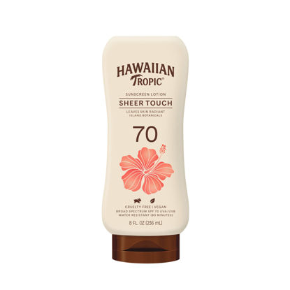 Picture of Hawaiian Tropic Sheer Touch Sunscreen Lotion | High, Oxybenzone Free, Moisturizing, Moisturizer, SPF 70, 8 oz.