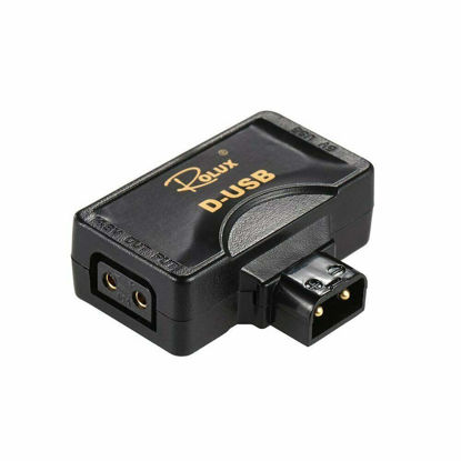 Picture of Rolux D-Tap P-Tap to USB Adapter Connector 5V Converter for Anton/Sony V-Mount Camera Battery