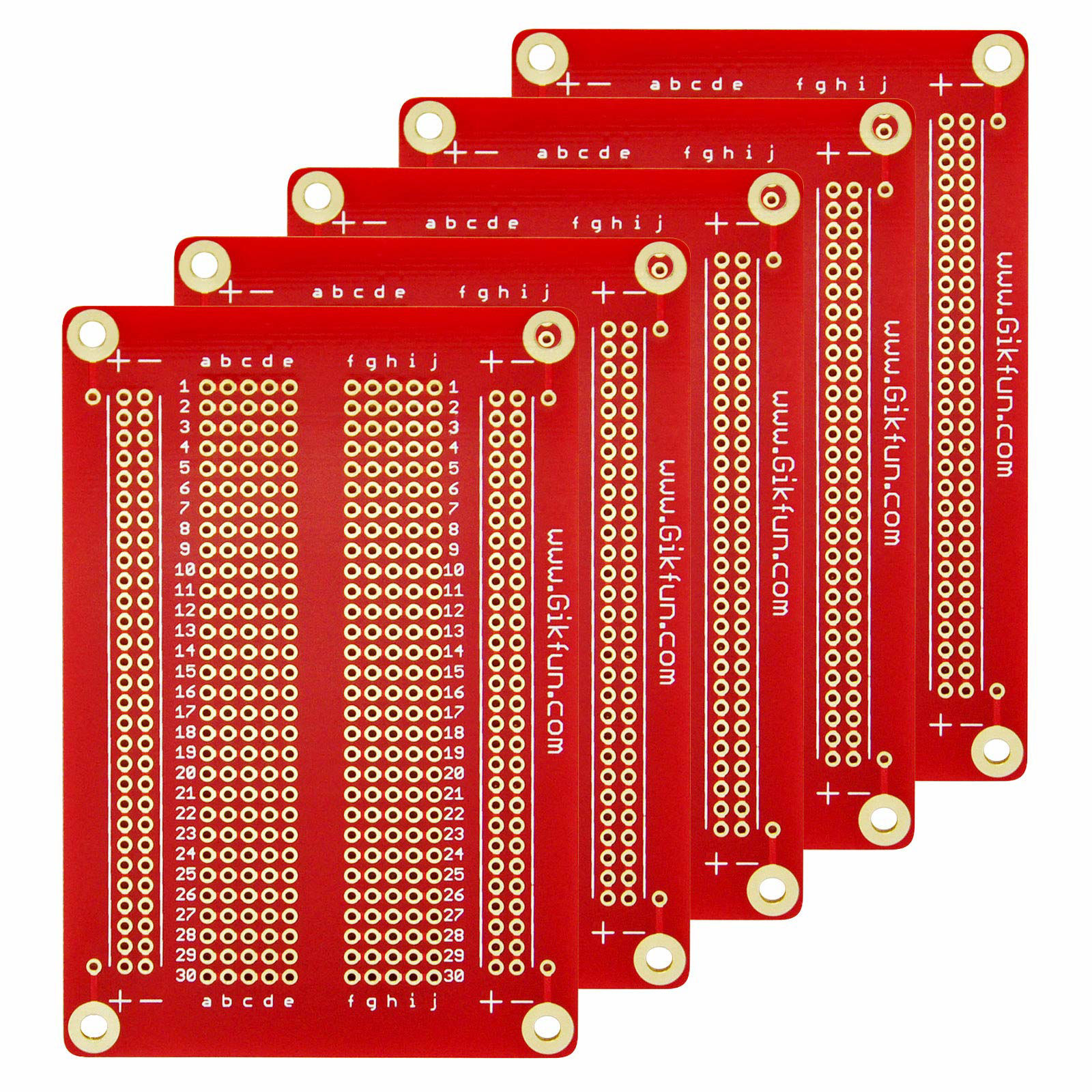GetUSCart- Gikfun Solder-able Breadboard Gold Plated Finish Proto Board ...