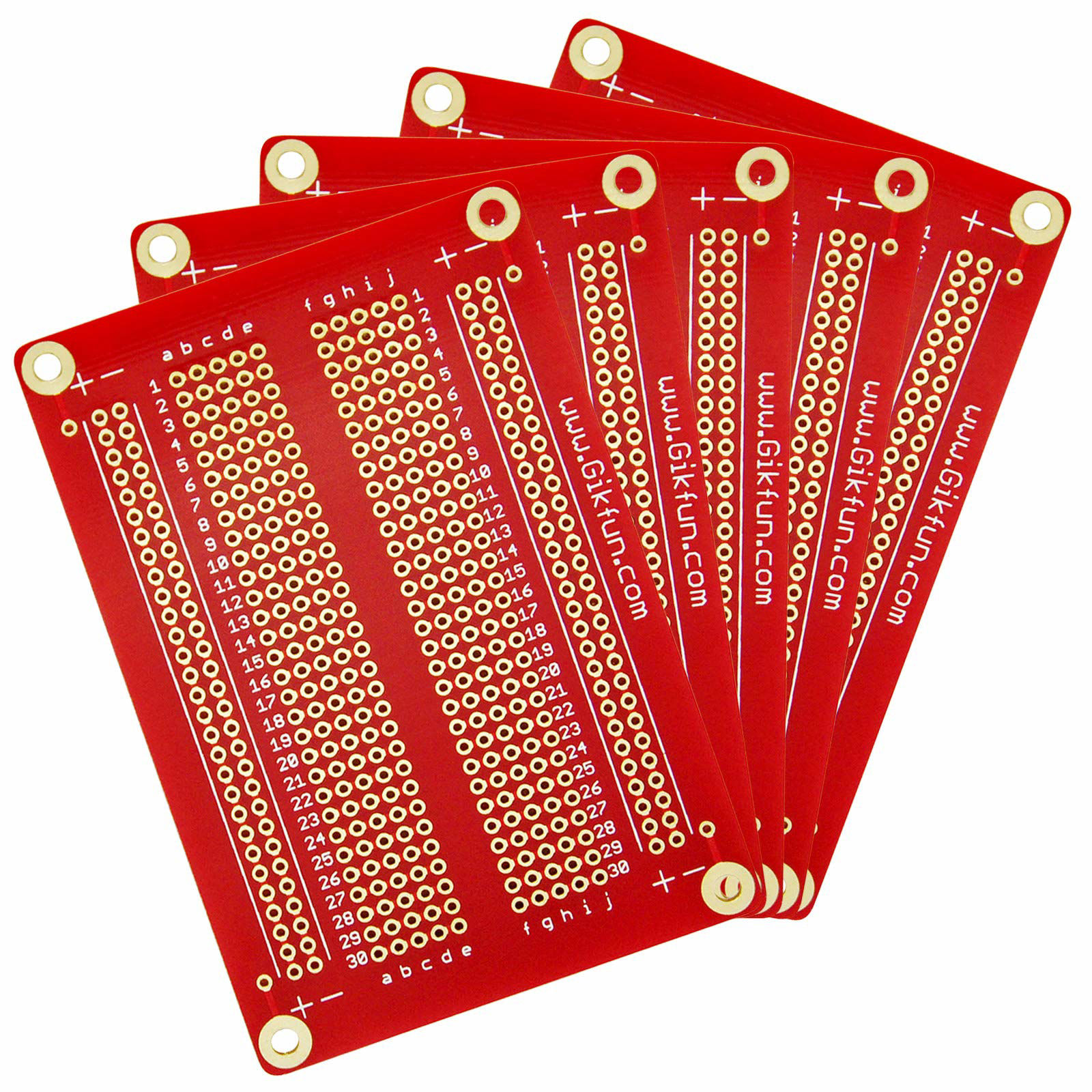 GetUSCart- Gikfun Solder-able Breadboard Gold Plated Finish Proto Board ...