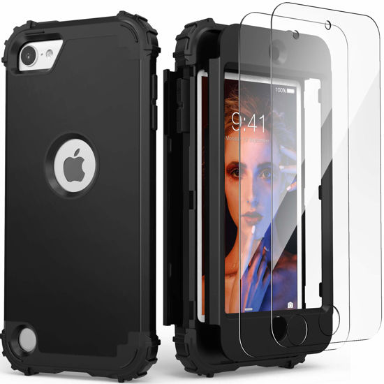 GetUSCart- iPod Touch 7th Generation Case with Screen Protectors