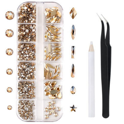 Tooth Gem Kit, Diy Fashionable Tooth Ornaments with Curing Glue & Light,  Art Rhinestones Crystal Flatback Rhinestones, 20 Pieces Crystals Jewelry  Starter Kit with Glue and Crystals 