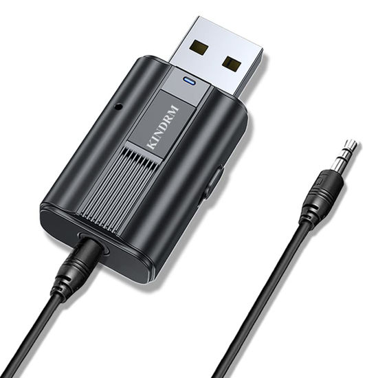 2 In 1 Bluetooth Transmitter Receiver Adapter Mini 5 0 Bluetooth Wireless Stereo Audio AUX RCA USB 3 5mm Jack For TV PC A2 Car Kit Black