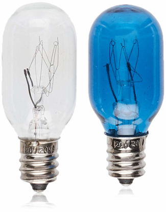 Picture of Conair Incandescent Mirror Replacement Bulbs, 20W, 1 clear & 1 blue