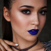 Picture of MAKI YIKA Blue Lipstick Matte, Dark Blue Liquid Lipstick Long Lasting 24 Hour Lip Gloss with Brush, Waterproof & Smudge Proof & Cruelty-Free Lip Stain | CHARM BLUE