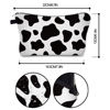 Picture of Makeup Bag Bulk Cosmetic Bags Set 2PACK Organizers Medium Cosmetics Bag Small Make up Pouch for Purse for Women Ladies(Cute Cow Print)