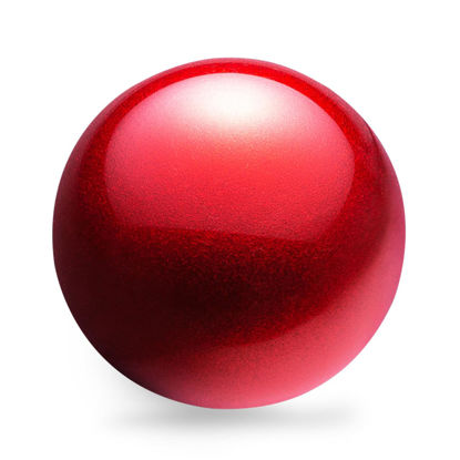 Picture of SANWA Small Trackball 34mm/1.34in, Replacement Ball for Logitech M 570, MX Ergo, ELECOM, Kensington, Perixx, and Other Compatible Trackball Mice, Glossy Red