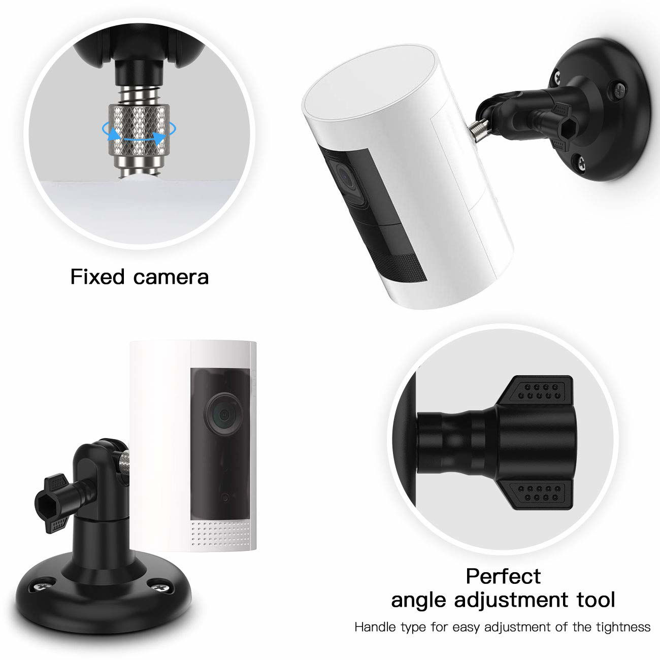 GetUSCart 360 Degree Adjustable Mount for Stick Up Cam/Indoor Cam