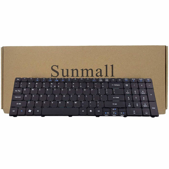 Picture of SUNMALL Laptop Keyboard Replacement Compatible with Acer Aspire for Aspire 5250 5251 5253 5336 5551 5552 5560 5733 5733z 5736Z 5738Z 5740 5741 5742 5750 5750G 5810 7741 7551 Series US Layout