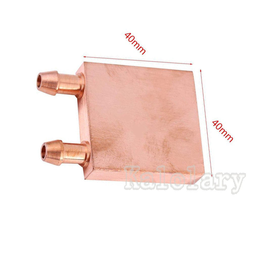 GetUSCart- Pure Copper Water Cooling Block 40x40mm for Liquid Water ...