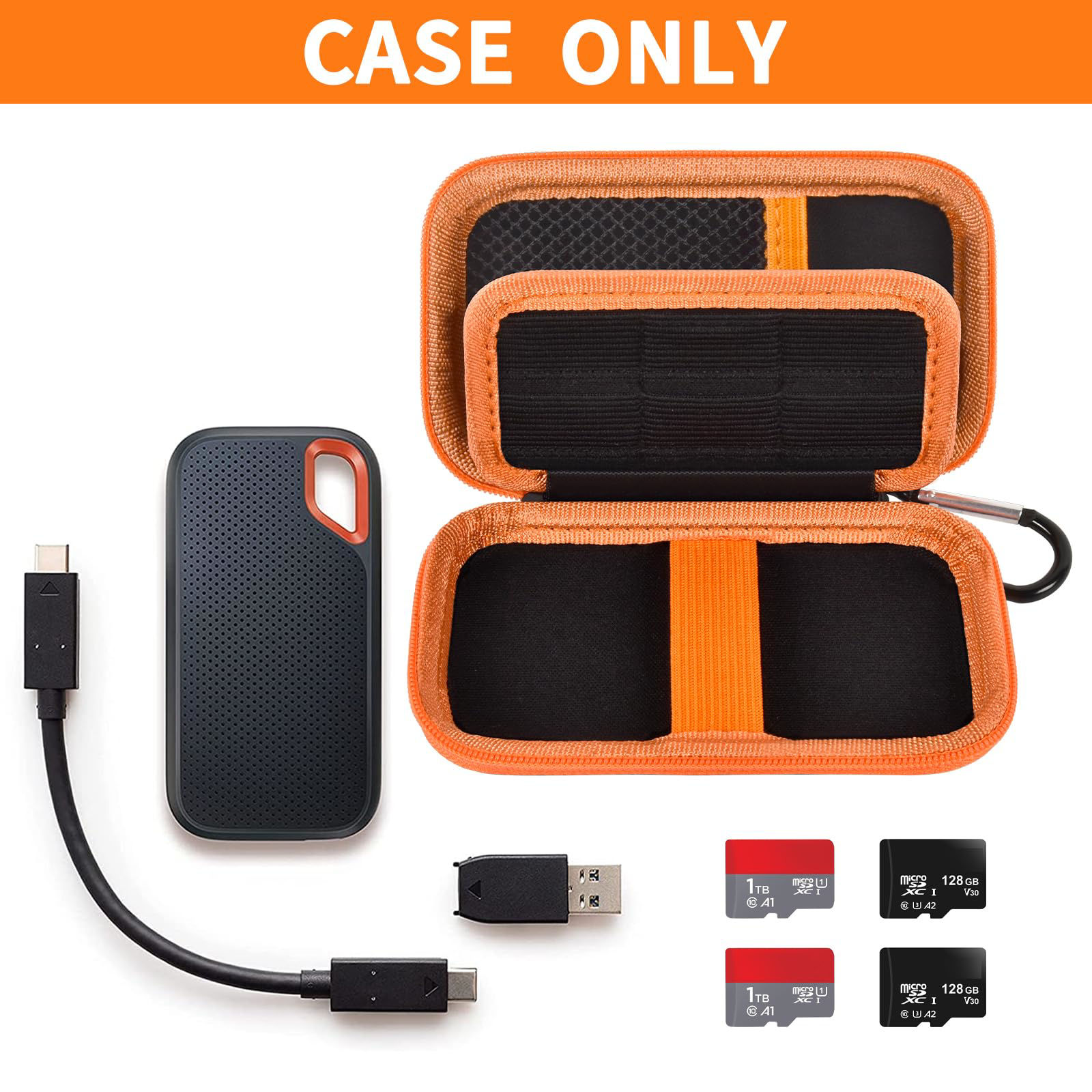 GetUSCart- Case Compatible with SanDisk 1TB 2TB 500GB Extreme Portable ...