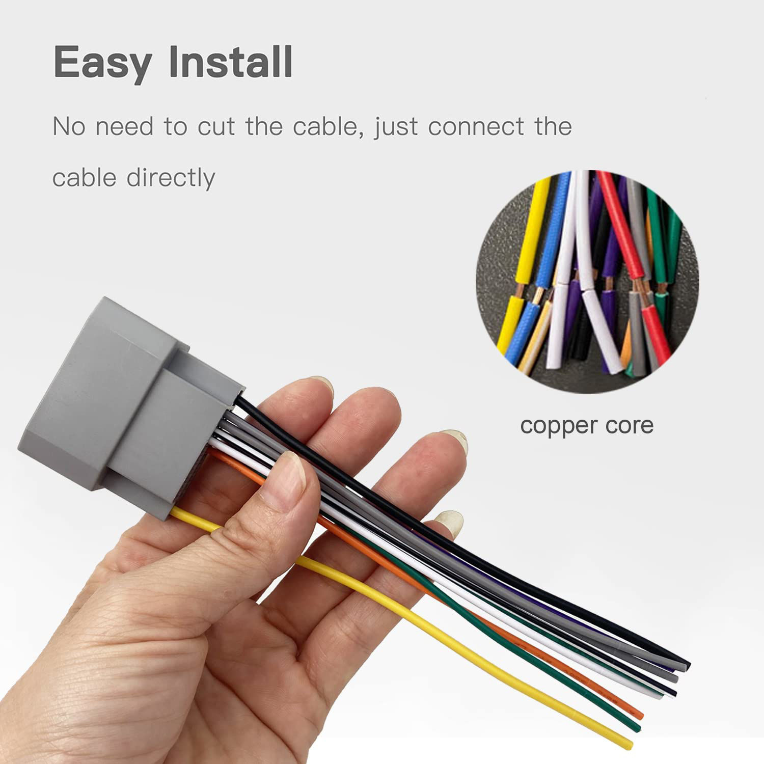 GetUSCart Thewinio Aftermarket Radio Stereo Wiring Harness Adapter for