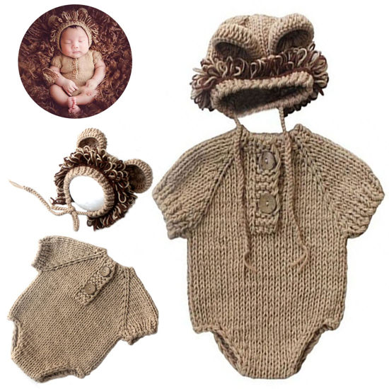 GetUSCart SPOKKI Newborn Photography Prop, Baby Props Outfit Handmade