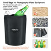 Picture of LINCO Sandbag Photography Weight Bag 4pcs with Hook Up and Metal Rings (Black)