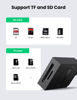 Picture of UGREEN SD Card Reader USB 3.0 Dual Slot Flash Memory Card Reader TF SD Micro SD SDXC SDHC MMC RS-MMC Micro SDXC Micro SDHC UHS-I for Mac Windows Linux Chrome Read 2 Cards Simultaneously