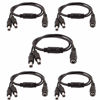Picture of USHANLIN DC Power Splitter Security Camera Power Splitter 12V CCTV Power Cable (1 Female to 2 Male 5.5mm X 2.1mm, 5Pack)