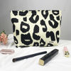 Picture of GUTGNK Women's Cosmetic Bag, Foreign Style Rice Leopard Print, Travel Cosmetic Bag Small Cosmetic Bag, Skin Care Cosmetics Changing and Washing Convenient Tote Bag Zipper Storage Bag