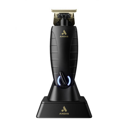 Picture of Andis 74150 GTX-EXO Professional Cord/Cordless Lithium-ion Electric Beard & Hair Trimmer with Charging Stand, Black