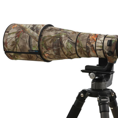 Picture of ROLANPRO Camouflage Lens Cover for Canon RF 600mm F4 L is USM Rain Cover Lens Protective Sleeve Guns Case Coat-#20 Jungle Waterproof