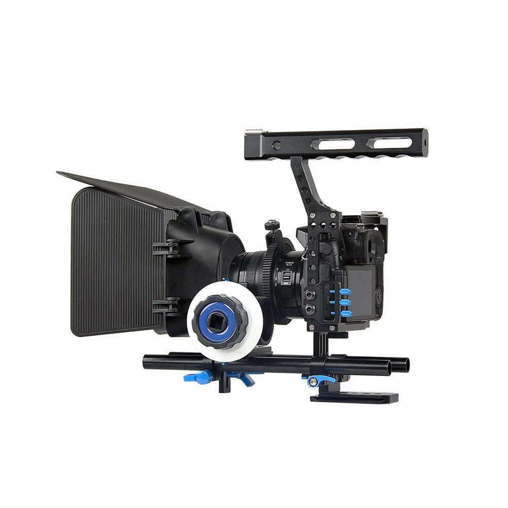 GetUSCart Professional DSLR Rig Camera Cage/Follow Focus/Matte Box