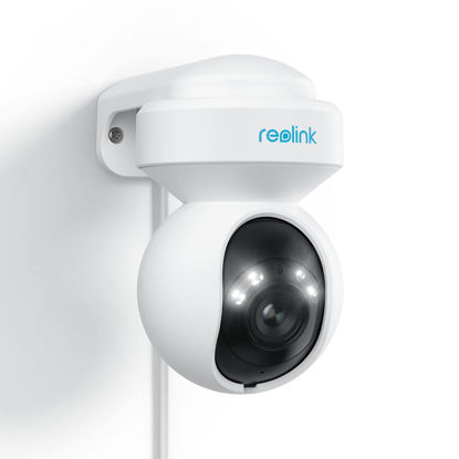 Picture of REOLINK E1 Outdoor PoE - 4K PTZ Outdoor Home Security System, PoE IP Camera with 3X Optical Zoom & Auto Tracking, 355° Pan & 50° Tilt, Color Night Vision, Human/Vehicle/Pet Detection, 2 Way Talk