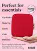 Picture of Embla Cosmetic Bag - Makeup Bag Travel Pouch, Toiletry Bags Cute Makeup Organizer, Nylon Zipper Pouches, Pink Black Coin Purse, Storage Bag Cosmetics Organizer, Make up bags Mini, Small, Large, Womens