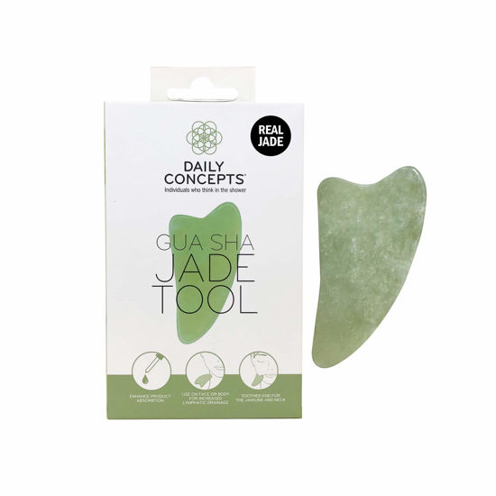 Picture of DAILY CONCEPTS Gua Sha Jade Facial Tool, 1 Count