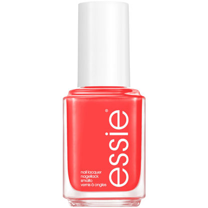 Picture of essie Salon-Quality Nail Polish, 8-Free Vegan, Coral Red, Handmade With Love, 0.46 fl oz