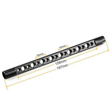 Picture of CAMVATE 15mm Cheese Rod with 1/4"-20 and 3/8"-16 Thread Hole for DSLR Rigs Camera Video Cage (197mm)