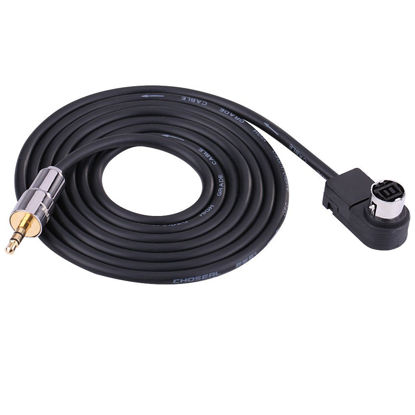 Picture of Qiilu 1.5m Car AUX Input Adapter Audio Cable for JVC/Alpine KCA-121B CD Player 9855 105 177 9887