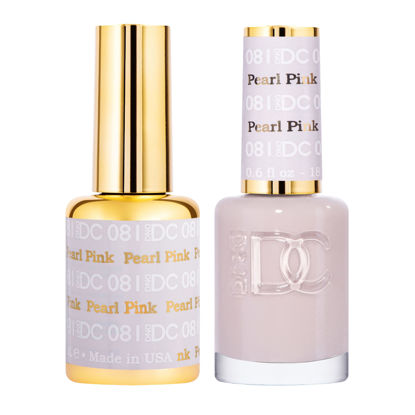 Picture of DND DC GEL DUO 081 PEARL PINK