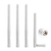 Picture of Bingfu External WiFi Antenna RP-SMA 2.4GHz 5GHz 5.8GHz 3dBi Dual Band Wireless Antennas Replacement (4-Pack) for WiFi Router Security IP Camera Access Point USB WiFi Adapter Antennae